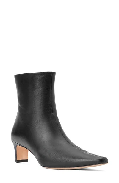 Staud Women's Wally 45mm Suede Ankle Boots In Black