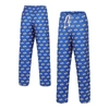 Concepts Sport Royal Los Angeles Rams Gauge Allover Print Sleep Pants In Royal