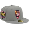 NEW ERA NEW ERA GRAY SAN FRANCISCO GIANTS COLOR PACK 59FIFTY FITTED HAT