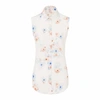 Gucci Beach Flower Silk Top In Silk