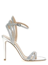 GIANVITO ROSSI FREESIA SANDALS SILVER