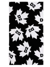 DSQUARED2 LOGO  TOWEL BEACH WHITE/BLACK