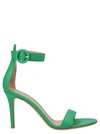 GIANVITO ROSSI PORTOFINO SANDALS GREEN