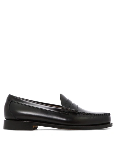 Gh Bass G.h. Bass "weejun Larson Heritage" Loafers In Black
