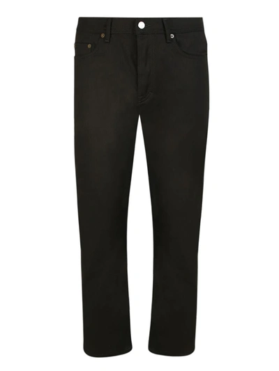 Acne Studios Cotton Denim Jeans In Black