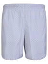 Alexander Mcqueen Light Blue Polyamide Swimwear In Blue