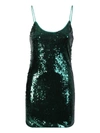 Alice And Olivia Emerald Green Nella Dress In Green