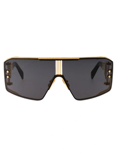 Balmain Le Masque Sunglasses In 146a 146a Gld - Blk