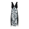 Bottega Veneta Printed Sleeveless Maxi Dress In Black