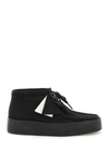 CLARKS CLARKS ORIGINALS WALLABEE CUP HI-TOP LACE-UP SHOES