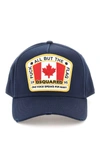 Dsquared2 Canadian Flag Baseball Cap In Blue