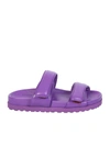 Gia Borghini X Pernille Teisbaek Double-strap Slides In Purple