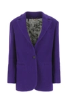 Golden Goose Deluxe Brand Woman Suit Jacket Purple Size 6 Virgin Wool In Green