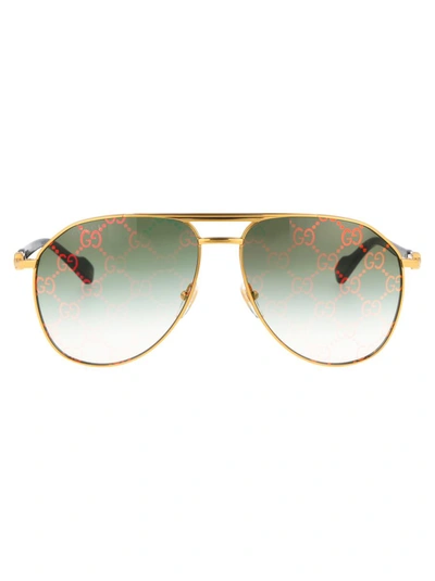 Gucci Gg1220s Sunglasses In Green