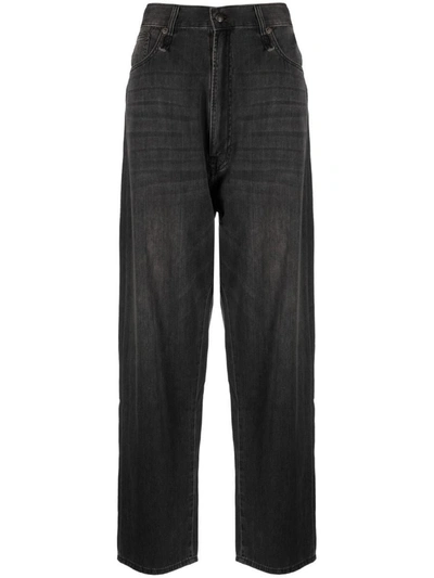R13 Venti Wide-leg Jeans In Black