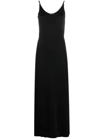 The Row Constantine Dress In Viscose In Black