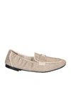 Tory Burch Soft Suede Ballet Loafer In Beige