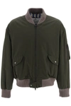 Vivienne Westwood Bernardo Padded Cotton Bomber Jacket In Green