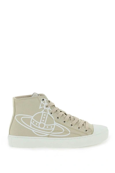 Vivienne Westwood Plimsoll Sneakers In Beige