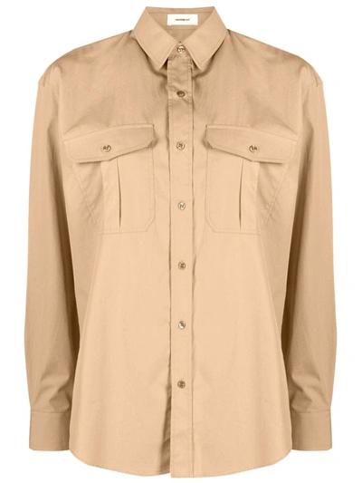 Wardrobe.nyc Oversize Shirt In Brown