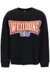 We11 Done Black Print Sweatshirt In Black