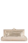 OLGA BERG ZARA MESH FRAME CLUTCH