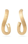 Marco Bicego 18k Yellow Gold Jaipur Textured Medium Hoop Earrings In Yellow Gold