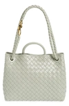 Bottega Veneta Medium Andiamo Intrecciato Shoulder Bag In 1562 Aga Gr-m Br-aga Gr