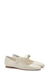Larroude Women's Blair Mary Jane Ballet Flats In Ivory