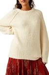 Free People Teddy Sweater Tunic In Sugar Swirl In Sugar Swirl