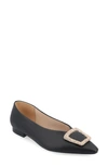 Journee Collection Elown Tru Comfort Flat In Black