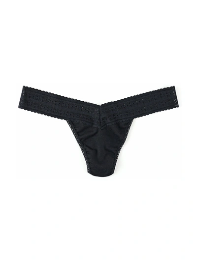 Hanky Panky Dreamease™ Low Rise Thong Black