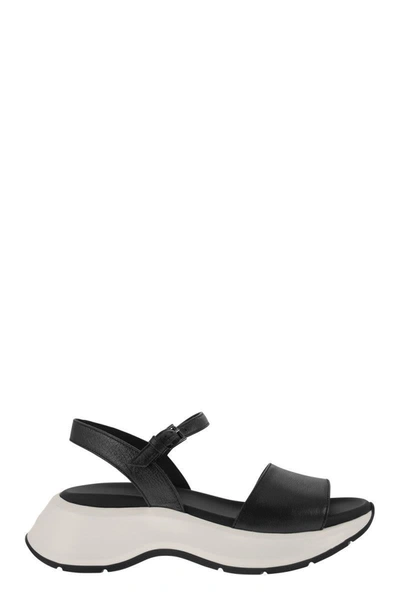 Hogan Sandals In Black