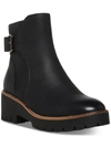Aqua College Desiree Womens Faux Leather Outdoor Booties In Multi