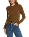Vince Crewneck Wool & Cashmere Sweater In Brown