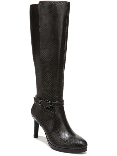Naturalizer Taelynn Womens Zipper Wide Calf Knee-high Boots In Multi