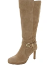 Naturalizer Taelynn Womens Zipper Wide Calf Knee-high Boots In Brown