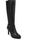 Naturalizer Taelynn Womens Zipper Wide Calf Knee-high Boots In Black