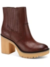Sun + Stone Lennii Womens Faux Leather Platform Ankle Boots In Multi