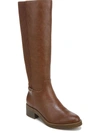 LIFESTRIDE BRISTOL WOMENS FAUX LEATHER ZIPPER KNEE-HIGH BOOTS