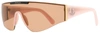 MONCLER UNISEX OMBRATE SUNGLASSES ML0247 72E PINK/GOLD 0MM