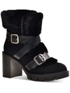 Inc Bemie Womens Faux Fur Zipper Winter & Snow Boots In Multi