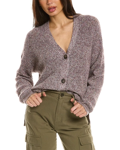 Michael Stars Florence Cardigan In Purple