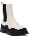 Wild Pair Grayce Womens Lug Sole Leather Booties In Multi