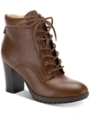 STYLE & CO LUCILLEE WOMENS ZIPPER FAUX LEATHER BOOTIES