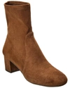 STUART WEITZMAN SOFIA 50 STRETCH SUEDE BOOTIE