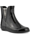 CHARTER CLUB CLOUDBURST WOMENS OUTDOOR GLEN PLAID RAIN BOOTS