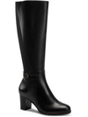 GIANI BERNINI MIA WOMENS LEATHER TALL KNEE-HIGH BOOTS