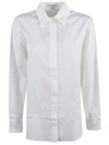 Judy Sanderson Button-down Cotton Shirt In White