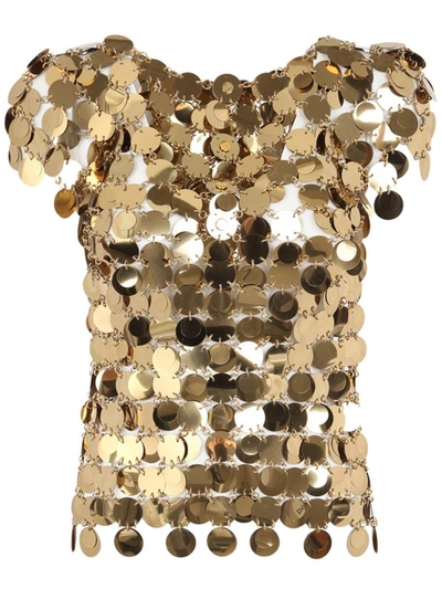 RABANNE RABANNE TOP SHORT SLEEVE SWEATER CLOTHING